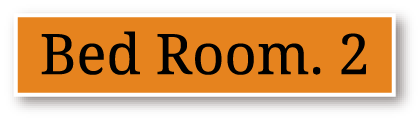 Bed Room. 2